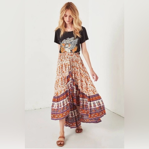 Spell Dresses & Skirts - Spell Castaway Gypsy Love Orange Blossom Size Small Hi-Low